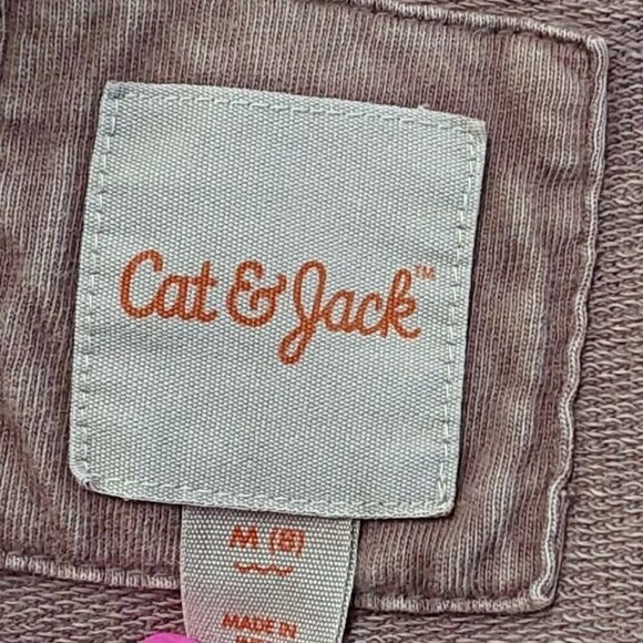 Boys' French Terry Mock Neck Zip-Up Sweatshirt | Cat & Jack | Medium (8) - Picture 9 of 11